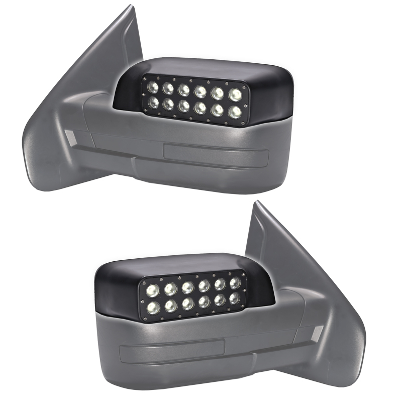 Ford F-150 Off-Road Mirrors - ORACLE Lighting - 6000K - `09-`14 Ford F-150 Off-Road Mirrors - ORACLE Lighting - 6000K - `09-`14